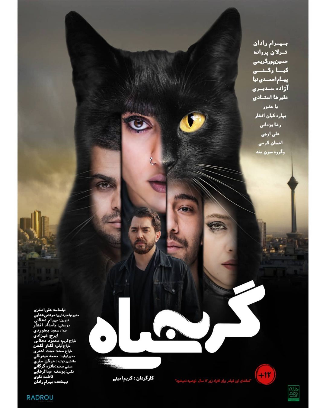 رونمایی از پوستر فیلم «گربه سیاه»