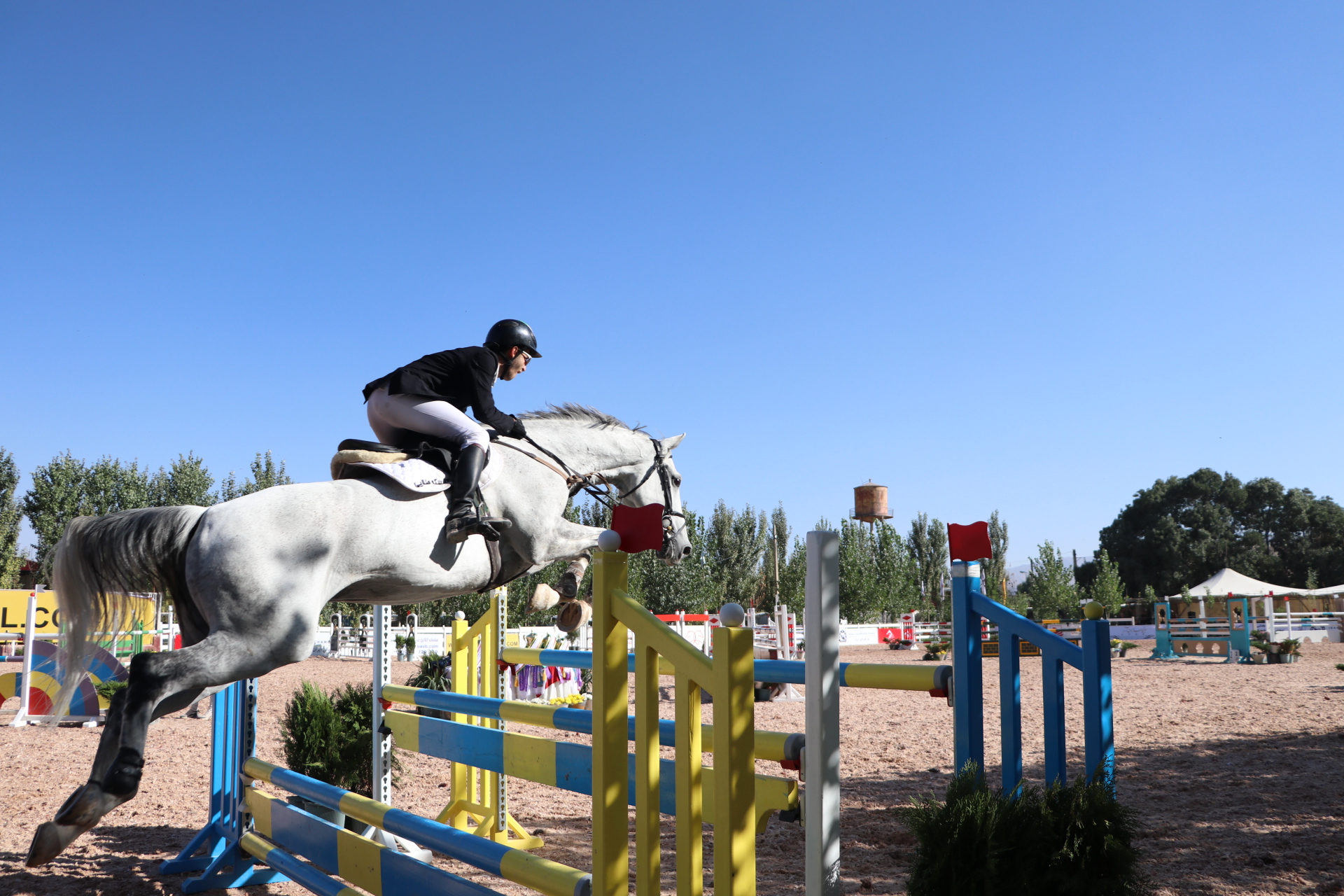 اختتامیه مسابقات پرش با اسب قهرمانی کشور و بین المللی جوانان در همدان