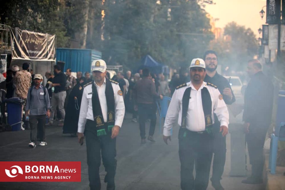پلس راهور تهران بزرگ در مراسم راهپیمایی جاماندگان اربعین