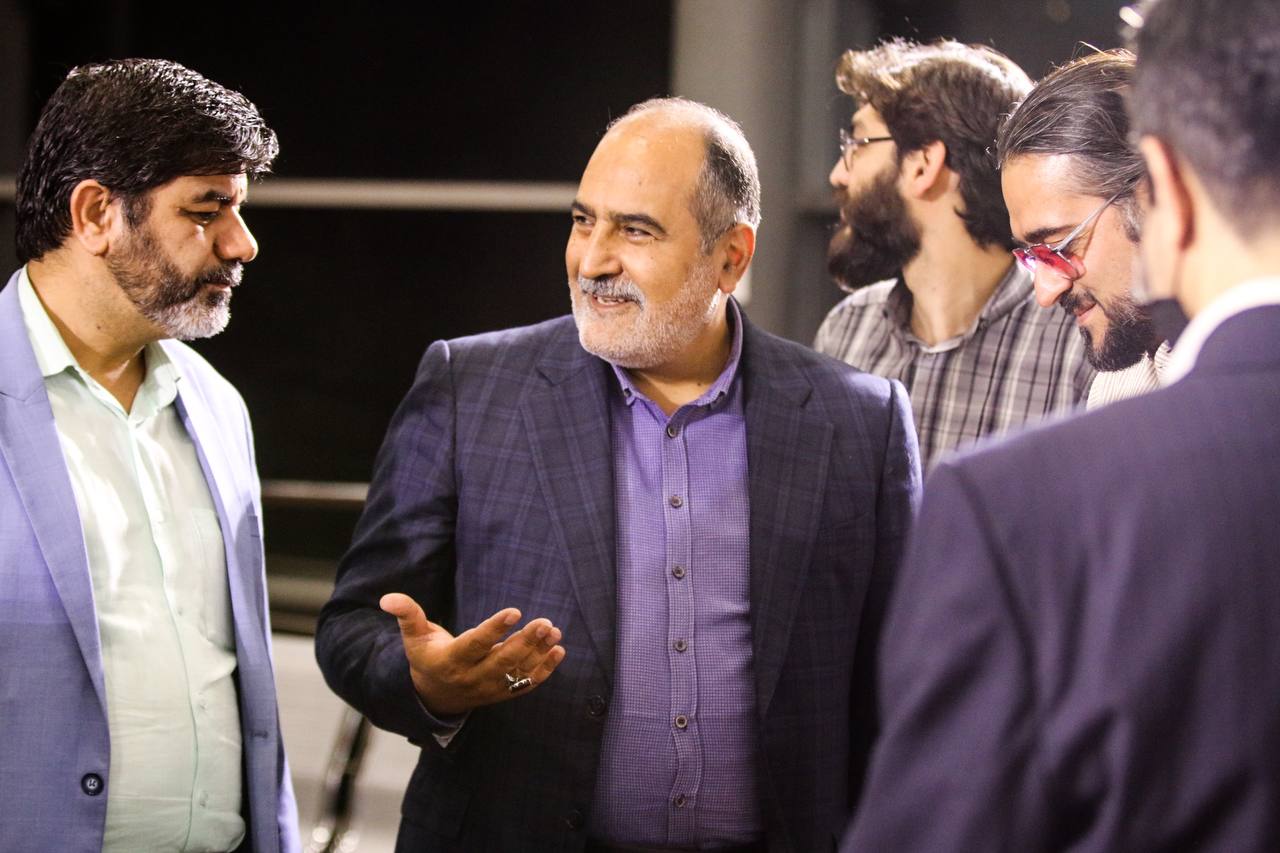 حبیب ایل بیگی و مجتبی امینی در جشنواره فیلم کوتاه تهران