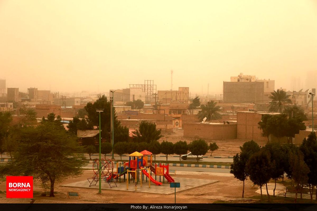 هشدار سطح زرد جوی / خیزش 2 روزه گرد و خاک در خوزستان 