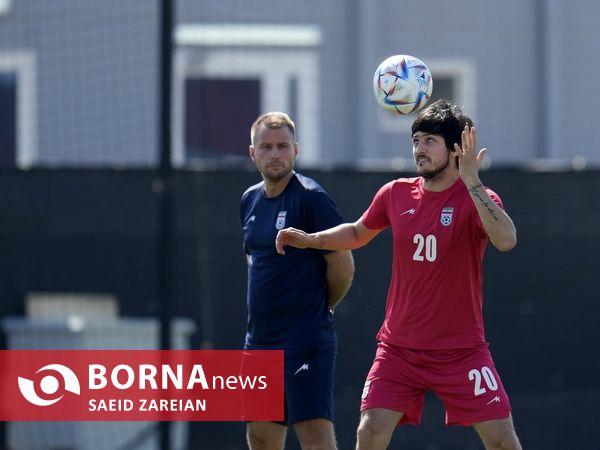 تمرین تیم ملی فوتبال 