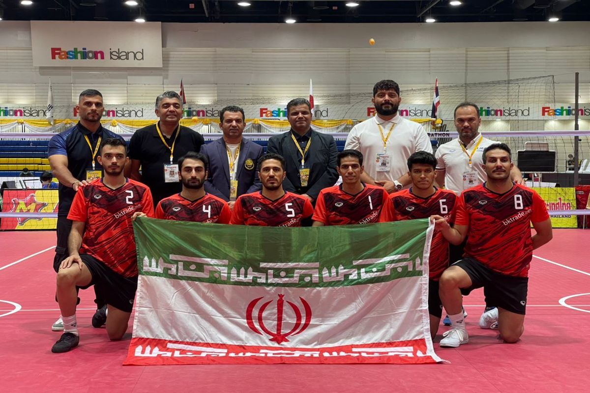 قهرمانی سپک تاکرای مردان ایران در تایلند 