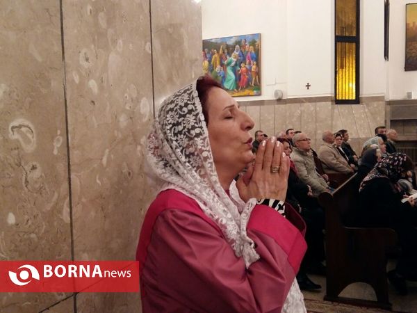 آغاز سال نو مسیحی در کلیسای گریگور مقدس - مجیدیه تهران