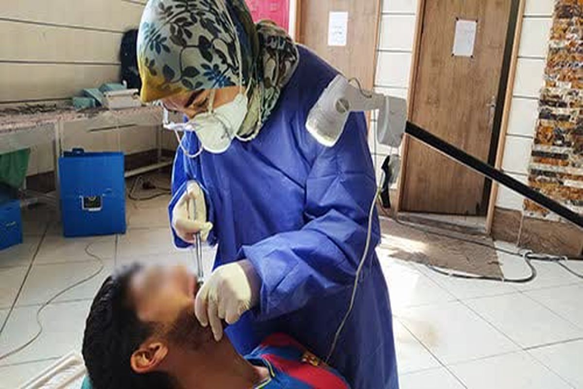 ارائه خدمات رایگان دندانپزشکی گروه جهادی به زندانیان کرج
