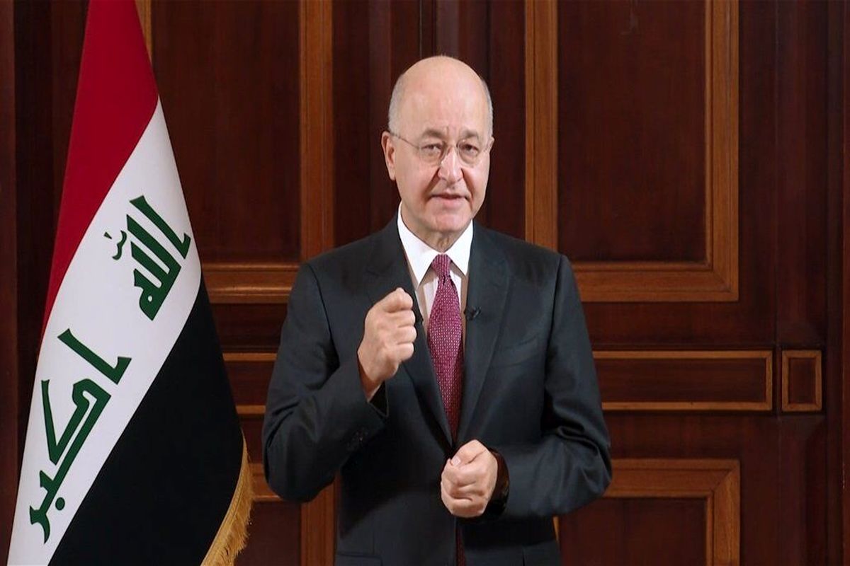 رئیس جمهور عراق: انتخابات زودهنگام راه حل بحران است