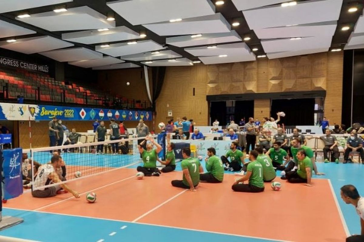 پیروزی تیم ملی والیبال نشسته ایران برابر آمریکا 