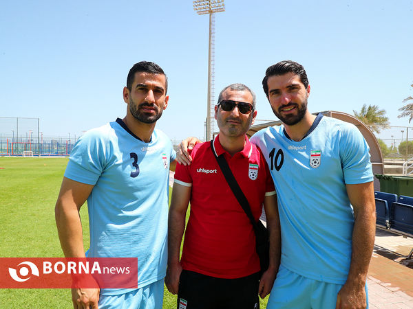تمرین تیم ملی فوتبال ایران 