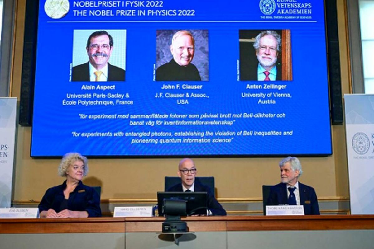 جایزه نوبل فیزیک 2022 /برد مشترک 3 فیزیکدان
