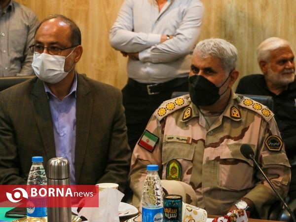 نشست مشترک مسوولان ایرانی و عراقی گذرگاه بین‌المللی شلمچه