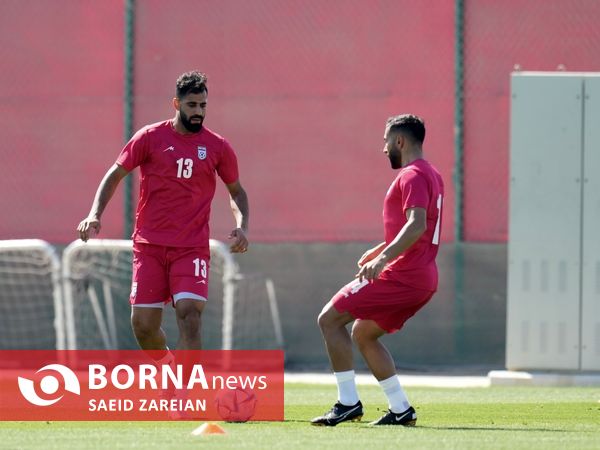 تمرین تیم ملی فوتبال 