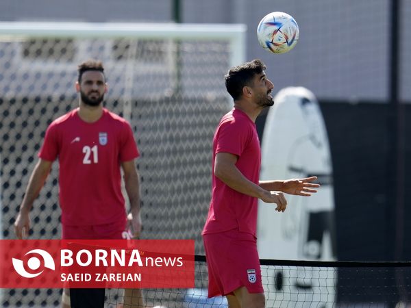 تمرین تیم ملی فوتبال 