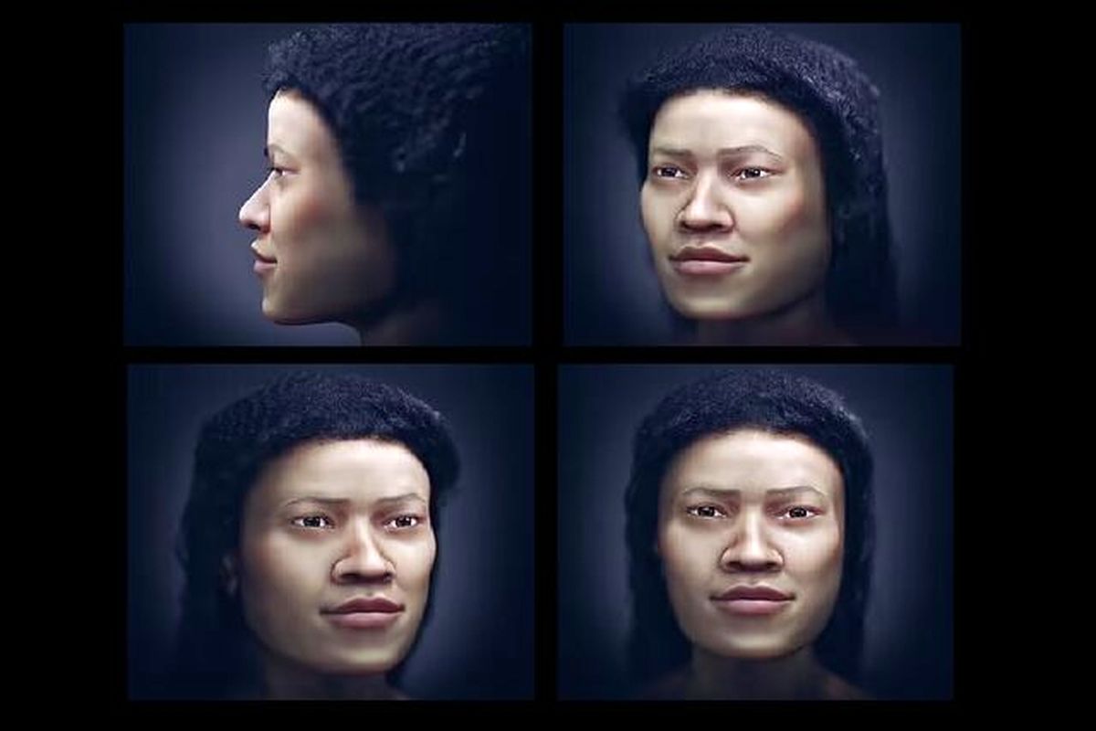 بازسازی چهره زنی متعلق به عصر حجر +تصاویر