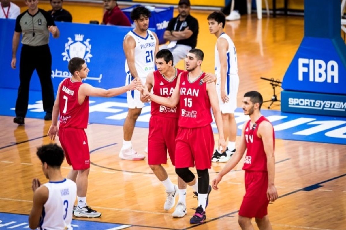 پایان رقابت‌های بسکتبال قهرمانی نوجوانان آسیا برای ایران