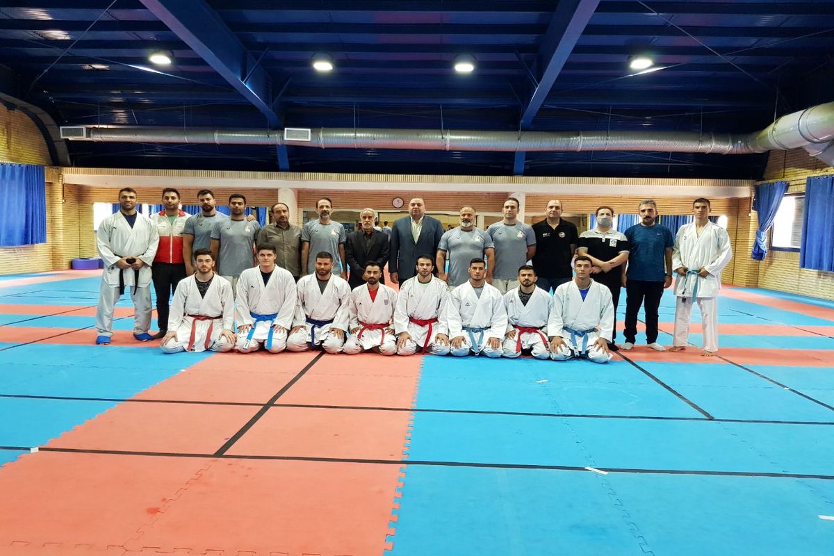حضور سردار یزدانی در جمع ملی پوشان کاراته