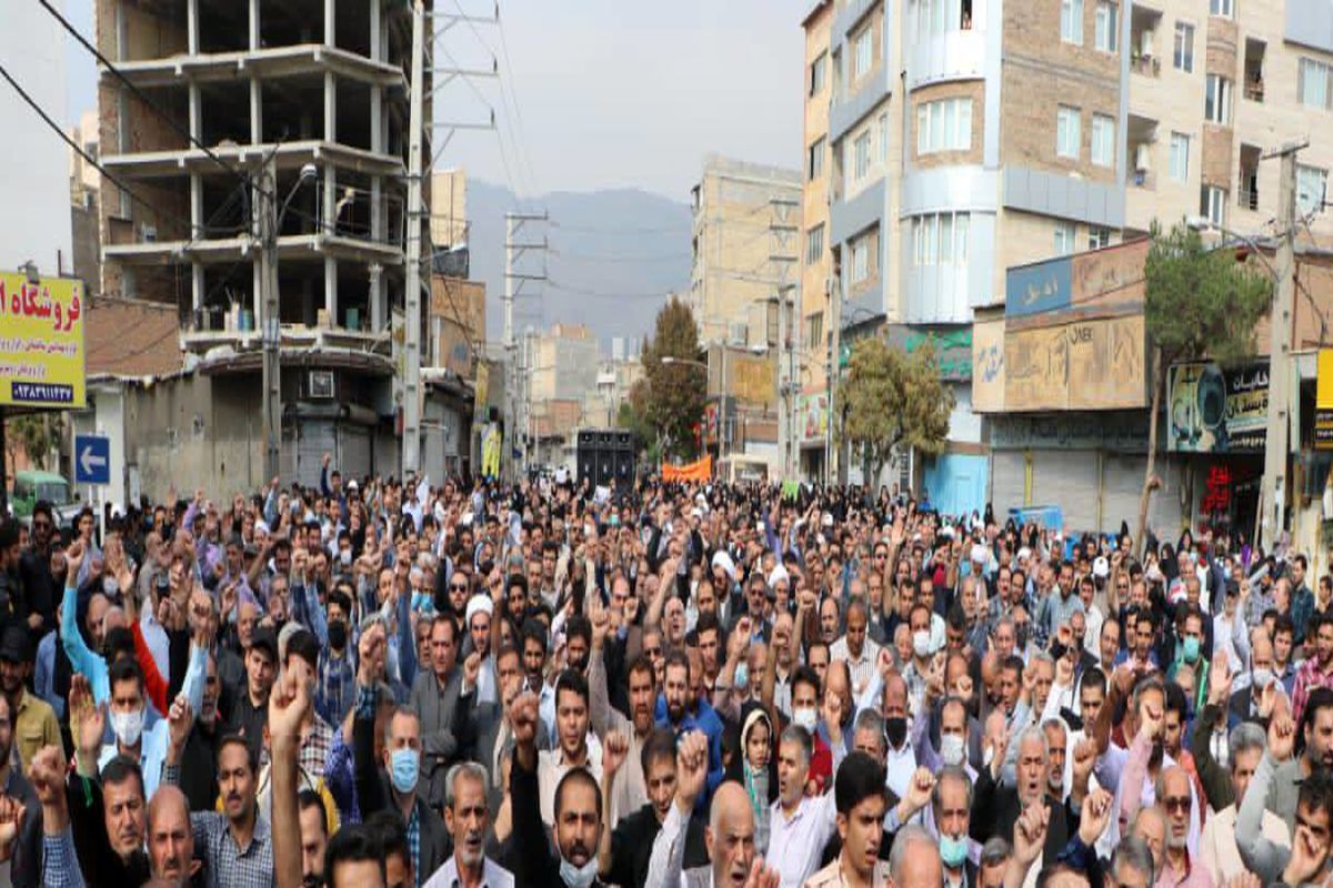تجمع مردمی شهرستان قدس در محکومیت حادثه تروریستی شیراز 