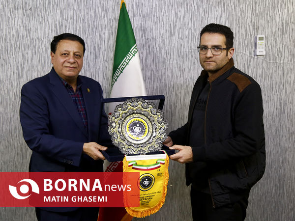 حضور محمد رضا ساکت در خبرگزاری برنا 