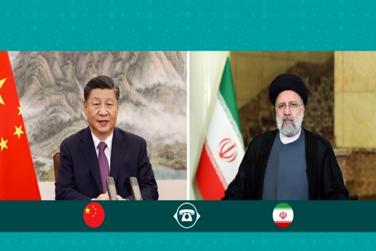 روسای جمهور ایران و چین یک ساعت تلفنی گفت‌وگو کردند/ تأکید بر اجرای سند همکاری ۲۵ساله 