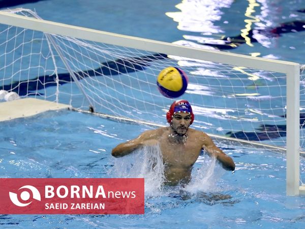 دیدار تیم های واترپلو ایران - تایلند