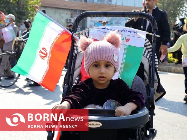 راهپیمایی 13 آبان در ساری