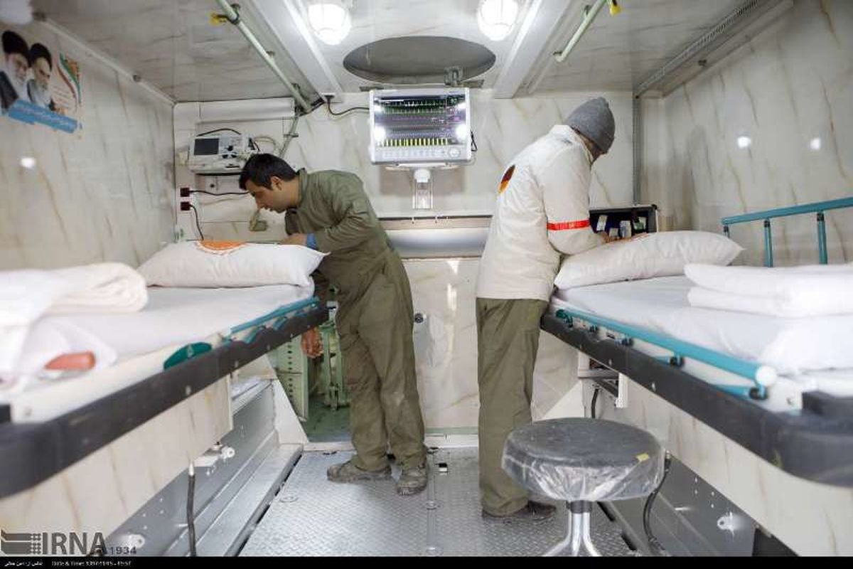 برپایی بیمارستان سیار"شهید بقایی" در پایانه مرزی شلمچه