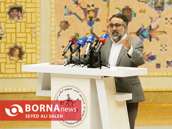 مراسم تجلیل از تیم ملی کشتی فرنگی