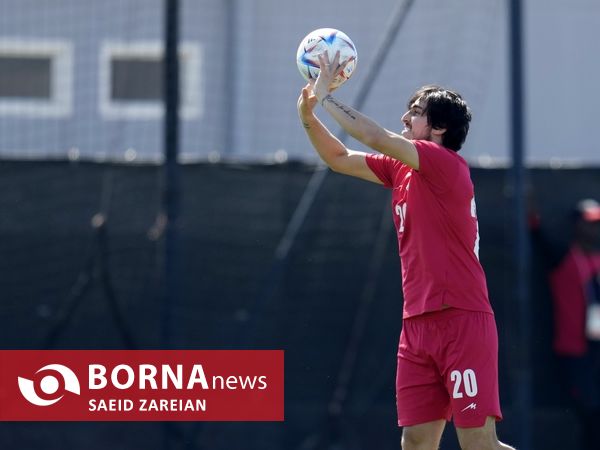 تمرین تیم ملی فوتبال 
