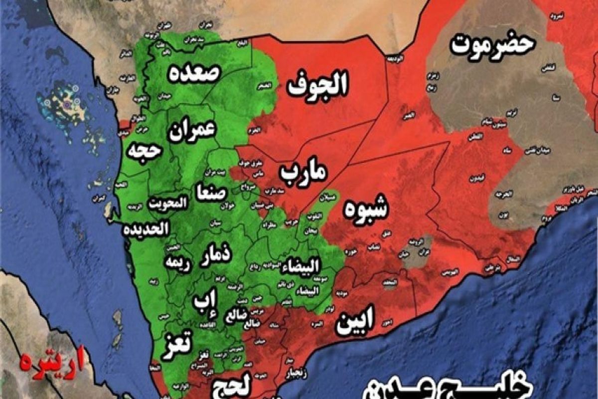 چشم طمع عربستان به برخی استان‌های مهم یمن برای اتصال به ‌آب‌های جنوبی