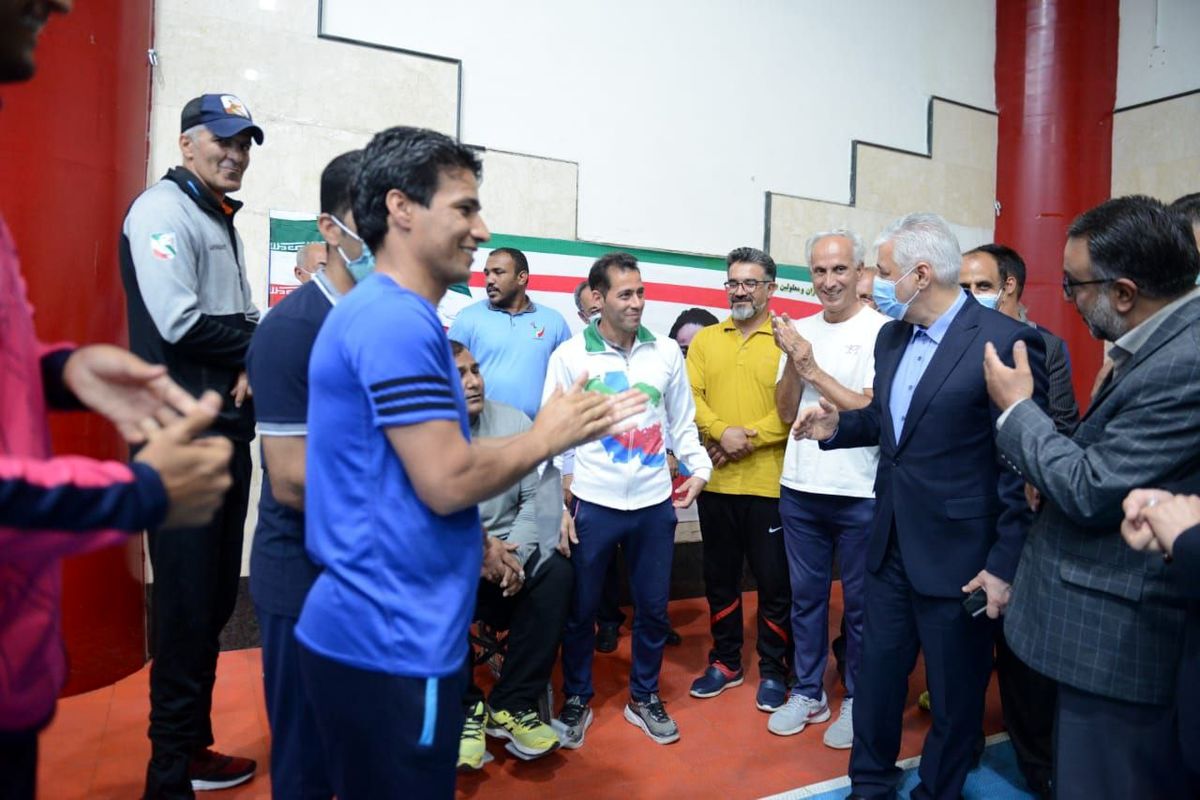 بازدید وزیر ورزش و جوانان از فدراسیون و اردوهای آماده سازی ملی پوشان جانباز و معلول 
