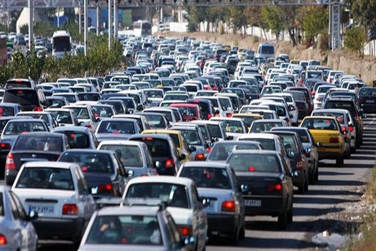 ترافیک سنگین در آزاد راه کرج-قزوین