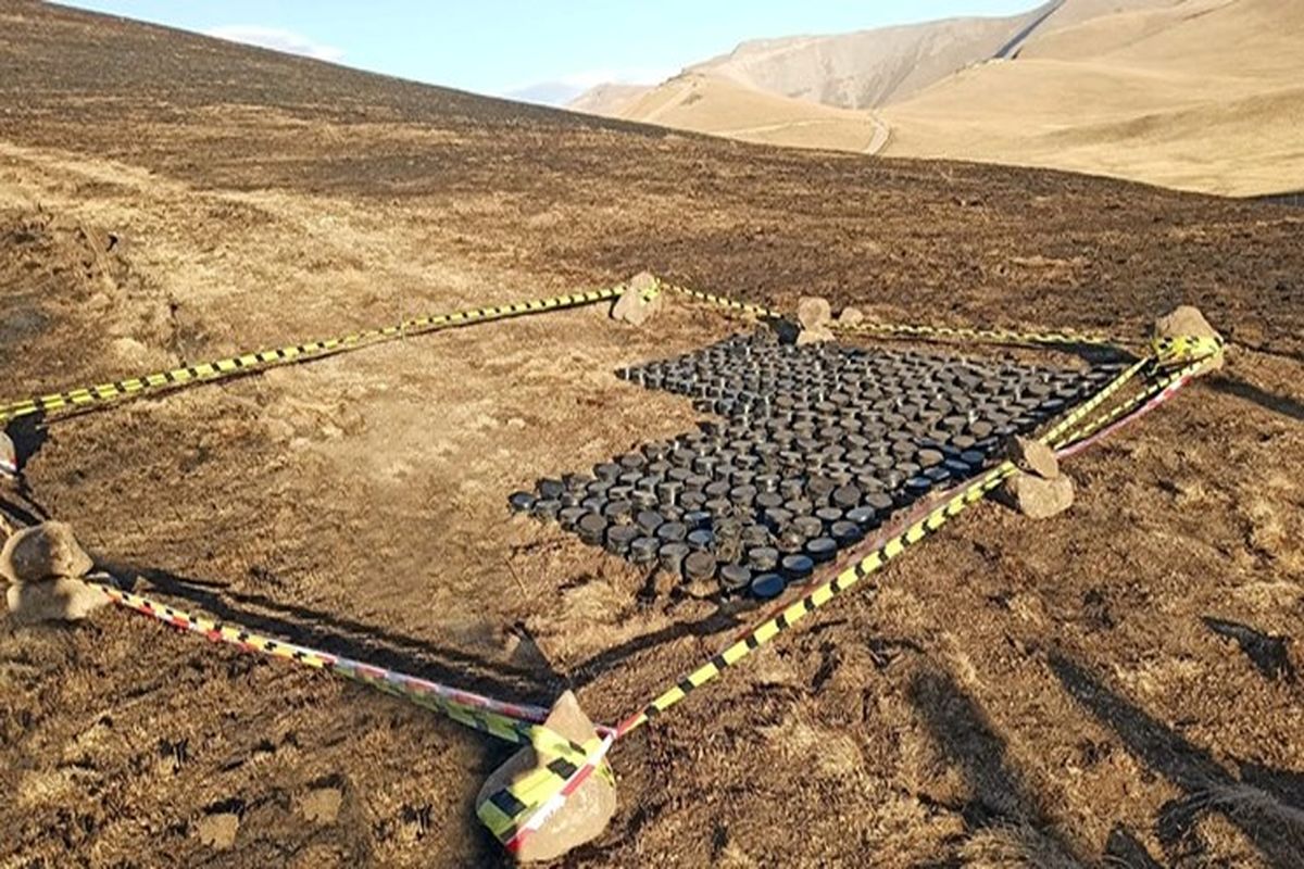صد‌ها قبضه مین در جمهوری آذربایجان کشف شد 