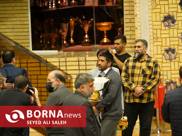 مراسم تجلیل از تیم ملی کشتی فرنگی